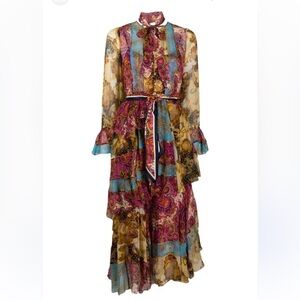 NEW NWT Zimmermann Fiesta Flounce Long Dress